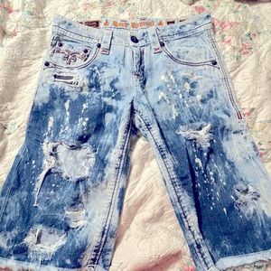 Rock Revival Denim Shorts